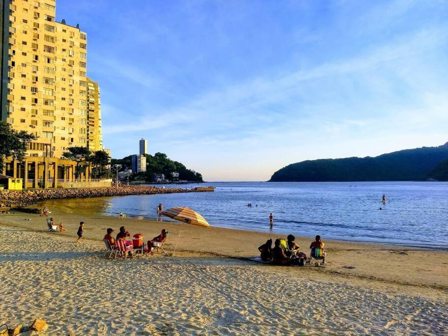 Apto Aconchegante Sao Vicente Perto Da Praia ภายนอก รูปภาพ